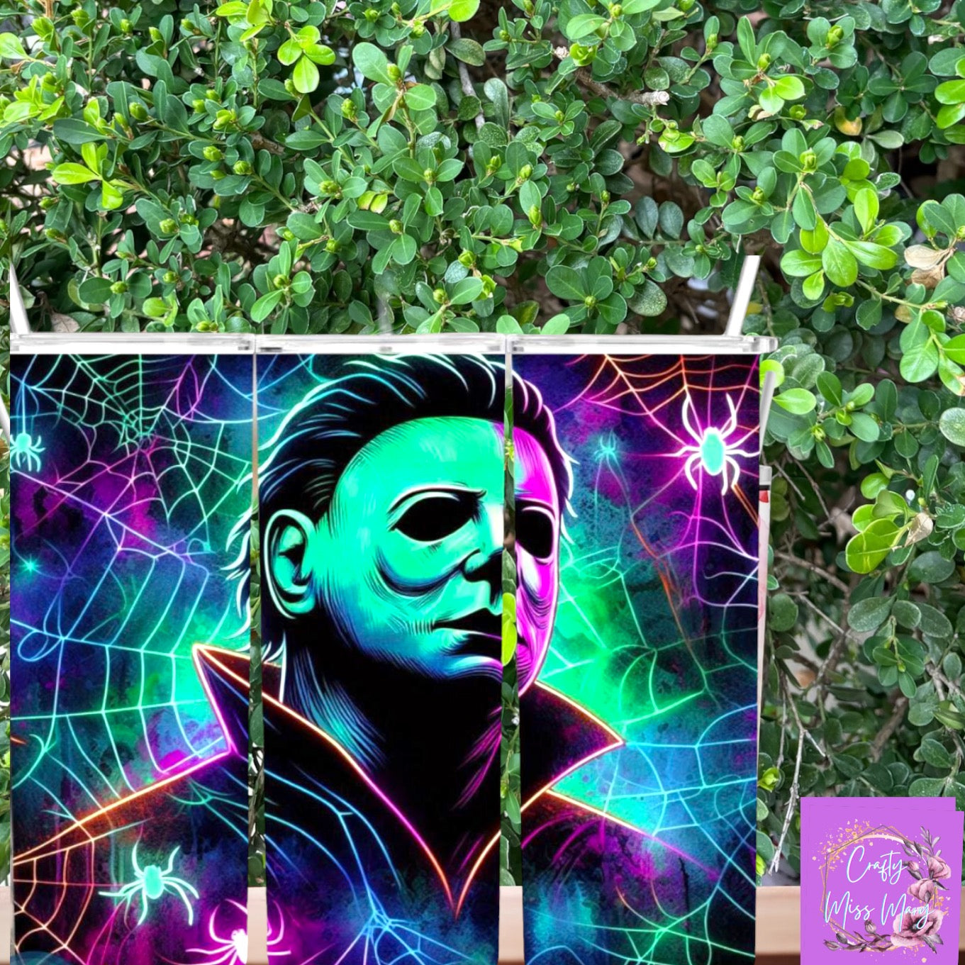Neón Michael Myers-Tumbler