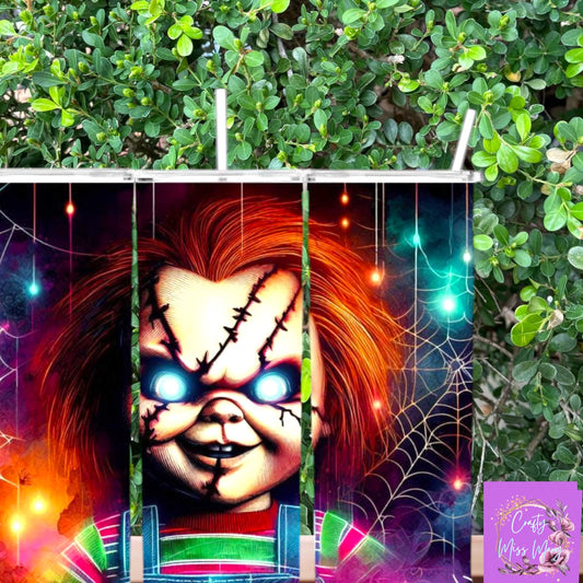 Neón Chucky -Tumbler