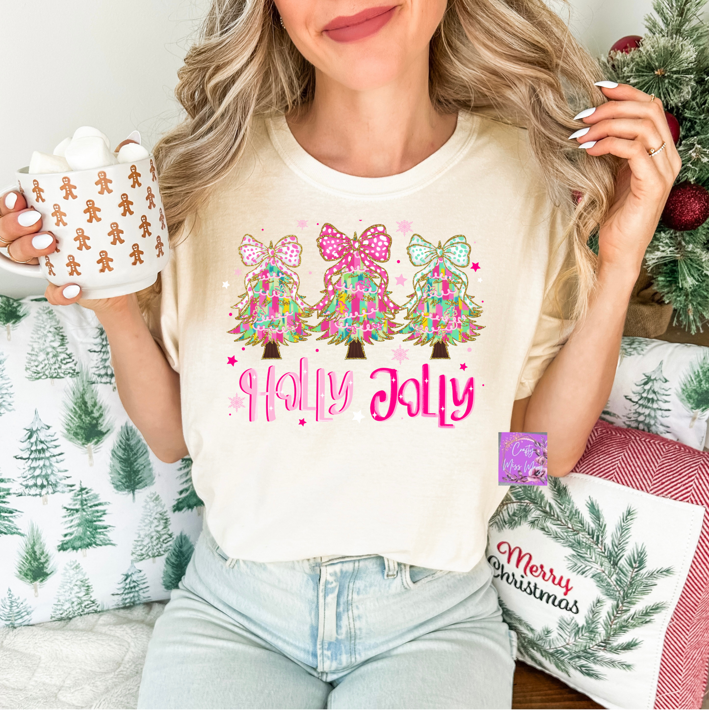 Holly Jolly Cristmas -Shirt