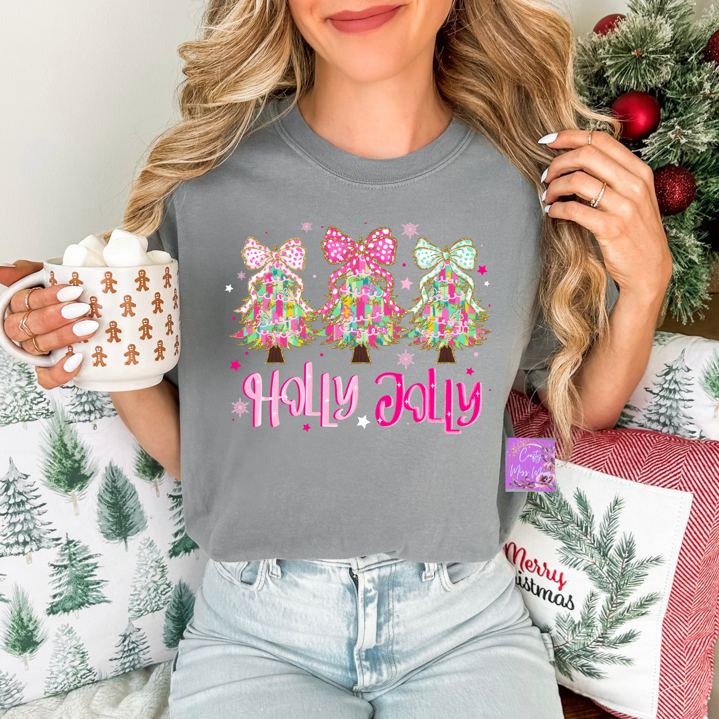 Holly Jolly Cristmas -Shirt